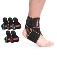 AOLIKE1PCAnkle Support Adjustable Ankle Brace Breathable Nylon Material Super Elastic and Comfortable Suitable for Sports