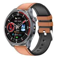ET472 1.53-inch HD ECG AI GPT Built-in Flashlight Micro Physical Examination bluetooth Call Heart Rate Blood Pressure Blood Oxygen Monitor Blood Component Measurement Body Composition Analysis Sleep Monitoring Multi-sport Modes IP68 Waterproof Smart Watch