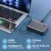 [GaN Tech] Bakeey 540W 10-Port USB PD Charger 5USB-A+5USB-C PD3.0 QC3.0 FCP BC1.2 Fast Charging Desktop Charging Station EU Plug for iPhone 17 17Pro 16 15 14 Pro Max 13 12 for Huawei Mate XTs for Xiaomi 17pro for iPad for Airpods for Apple Watch