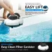Cordless Robotic Pool Cleaner Pool Vacuum with Dual Motors Self Parking Suitable for Flat Ground Pools