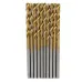 60PCS 1mm/1.5mm/ 2mm/2.5mm/3mm/3.5mm Titanium-Coated High-Speed Steel Twist Drill Bit Set Diverse Sizes Precision Crafted Drilling Tool