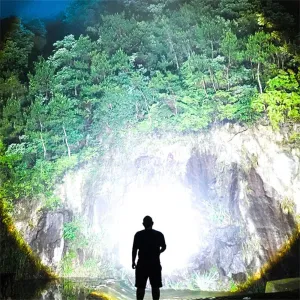 Powerful Sensor LEHeadlamp Super Bright Head Light Motion Sensor Front Led Head Flashlight Waterproof Outdoor Camping Flashing Headlight