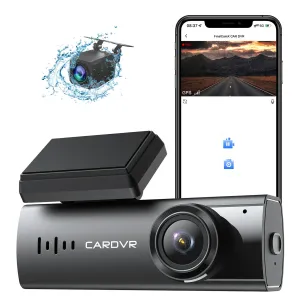 3 Lens Car Driving Recorder Dash Cam 1080p HD Night Vision 2.0 Inch Hidden Three-Record Car Camera with 64G Memory Card