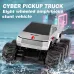 JJRC Q218 RTR 1/18 2.4G RC Car Eight Wheels Waterproof Amphibious 360 Rotation Cyber Pickup Off-Road Truck Stunt Vehicles Models Water Land Toys