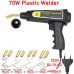 70W Plastic Welder with 400 Staples Rapid Heating to 400C LED Lighting for Car Bumper Repair Welding Machine