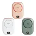 Mini Hanging Neck Fan Portable Sports Bladeless Fan USB Rechargeable Hanging Waist 3 Speed Adjustable Power Display Small Fan