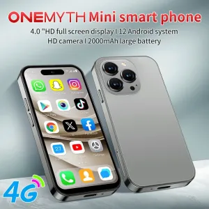 SOYES M17 Pro Mini 4-inch Android 12.0 2GB+16GB/3GB+64GB Dual SIM Card 2000mAh 5MP HD Camera Facial Recognition 4G Smartphone