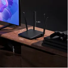 WAVLINK BE3600 WiFi 7 Router Dual Band Full Gigabit Gaming Router 1WAN 3LAN Gigabit Ports 4096-QAM OFDMA MU-MIMO Support Mesh/Router/AP/Repeater Mode