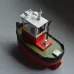 Tony Ray Aero Model 1/18 Mini Little Otter Tug Boat RC Ship DIY KIT Unassembled w/ Motor ESC Servo Micro Toys