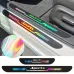 4pcs Car Anti Scratch Door Sill Protector Sticker Strip Car Threshold Protection Bumper Film Sticker for Car SUV Pickup Truck