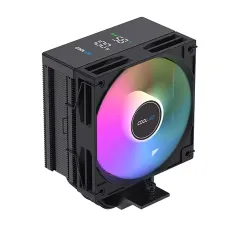 COOLLEO B40S DIG ARGB 4 Heat Pipes CPU Cooler Professional Digital Display Radiator TDP 200W CPU Air Cooler for LGA1700 AM4 AM5