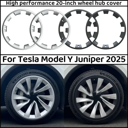 For Tesla Model Y Juniper 2025 20 Inches Wheels ABS Rim Guard Rim Car Hubcap Cover Protection Hubcap Patch Scratch Proof Hub Cap