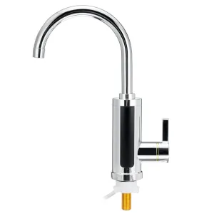 Tevorex Instant 3000W Electric Heating Faucet 110V/220V Rapid Heating Adjustable Temperature IPX4 Waterproof for Kitchen Bathroom