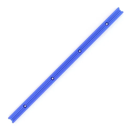 Universal Double Cut Profile T Track with Predrilled Mounting Holes and Screws 3/4" Width x 3/8" Thick for Drill Press Table and Router Table
