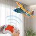 KF801 PT-17 230mm Wingspan 2.4GHz 2CH Gyroscope Stabilization Indoor & Outdoor Mini RC Airplane Glider RTF for Beginner Children Toys