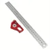 Combination Square 0-300mm Carpenter Square Angle Ruler 45/90 Degree Marking With Precision Etched Scales