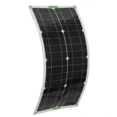25W Protable Solar Panel Kit Dual DC USB Charger Kit w/ 60A/100A Solar Controller
