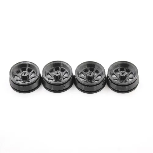 QY3D 4PCS MNRC MN82 1/12 RC Car Parts Tires Wheels Rims for TOYOTA Land Cruiser LC79 Vehicles Models Spare Accessories