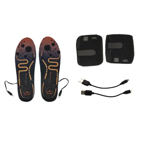 TENGOO Winter USB Rechargeable Heated Insoles 3 Levels Feet Warm Shoe Pad Thermal Electric Foot Warmer Heating Feet Outdoor Sports