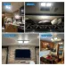 12V 7.5W LED RV Light Camping Light RV LED Light Interior Lamp Ceiling Dome Light with Switch for RV Camper Trailer Boat Car