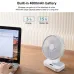 Mini Desktop Fan Shaking Usb Air Cooler 4 Gear Wind Speed 4000Mah Battey Capacity Angle Adjustment Low Noise for Office Room
