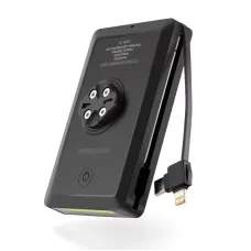 2 in 1 ROCKBRO10000mAh Battery Bike Headlight Type-IP64 Waterproof 4 Light Modes Power Bank Phone Front Light for Night Cycling Camping