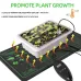 Energy Efficient Seedling Heat Mat with Six-Stage Adjustable Temperature Controller Plant Germination Heating Pad Perfect for Indoor Gardening and Hydroponics