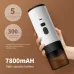 Comfook Portable Capsule Coffee Machine Support Capsules & Powder Brewing Coffee Maker with Digital Display 7800mAh Battery