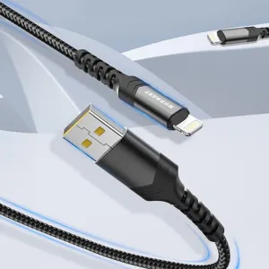 MORBEST Z62 2.4A Type-C to iP Cable Fast Charging Data Transmission Copper Core Line 1M Long for iPhone 14 14 Pro 13 12 Pro Max