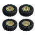 4PCS LDR/C LDP06 1/12 Unimog RC Car Spare Tires Wheels L0049G L0049Y Vehicles Models Parts Accessories