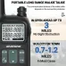 2PCS Baofeng GM-T8 Walkie Talkie 54 GMRS Channels 11 NOAA Weather Alerts 260 Privacy Codes Long Range 1500mAh Rechargeable Battery US Plug Portable Outdoor Communication