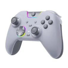 EasySMX X05pro Tri-mode Gaming Controller with Dual Hall Triggers RGB Effects Joystick Gamepad Four-zone Vibration Feedback 1KHz Polling Rate 1000mAh Video Game Controller