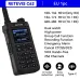 Retevis C62 5W Long Range Walkie Talkie VHF/UHF Dual Mode Professional Two-Way Radio for Camping