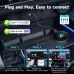 HD2CP Pro Wireless CarPlay Ai Box Android Auto TV Box 3-In-1 Smart Car Box Plug and Play 2K HD Video Streaming Box