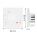 K6H Tuya WiFi Smart Thermostat LED Touch Screen Electric Floor Heating TRV Water Gas Boiler Temperature Voice Remote Controller with Alexa Google Home
