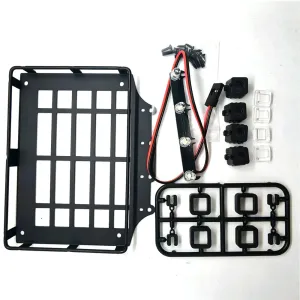 Luggage Rack with Light For MJX 1/12 H12Y RC Car Spare Vehicle Parts Models Accessories