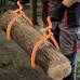 8/13/20inch Heavy Duty Stainless Steel Log Lifting Tongs 330 lbs Capacity Secure Hook Grip for Firewood Collection Brush Clearing Outdoor Wood Handling Tools