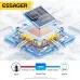 ESSAGER ES-X57 3A 29W Type-C to iP Digital Display Cable Fast Charging Data Transmission Copper Core Line 1M/2M Long for iPhone 15 14 13 Pro for Huawei Nova Flip for Xiaomi MIX Fold4 for Samsung Galaxy Z Flip6