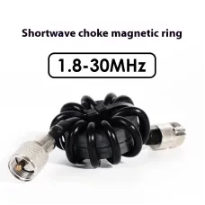 ZP614 HF Current Balun 1:1 Design 1.8MHz-30MHz EMI Suppression High Power 150W PEP Large Magnetic Core Ferrite Ham Radio Shortwave Communication Accessories