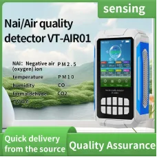 VT-AIR01 Air Quality Test 2000mAh Battery 2.8 Inch Screen CO2 PM2.5 NAI HCHO TVOC Monitoring Real-Time Display