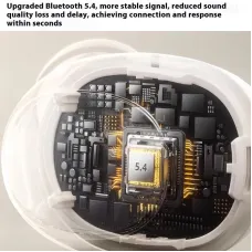 1MORE M10 TWS Capsule Earbuds Wireless bluetooth 5.4 Earphone HiFi Stereo 360 Surround Sound ENC Call Noise Cancelling 25H Playback Lightweight Sports Headphones