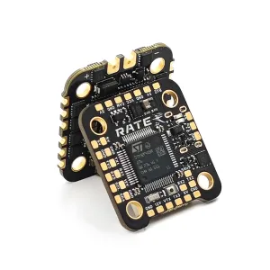 RATE F405 Mini Flight Controller & 35A 2-6S Mini AM32 ESC Stack for RC Freestyle Racing FPV Drones