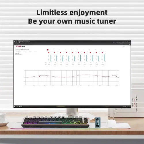 FiiO KA15 Portable DAC Headphone Amplifier Dongle Desktop Mode Hi-Res Audio Dual CS43198 Chips PCM768 DSD256 3.5mm 4.4mm Output Headphone Power Amplifier