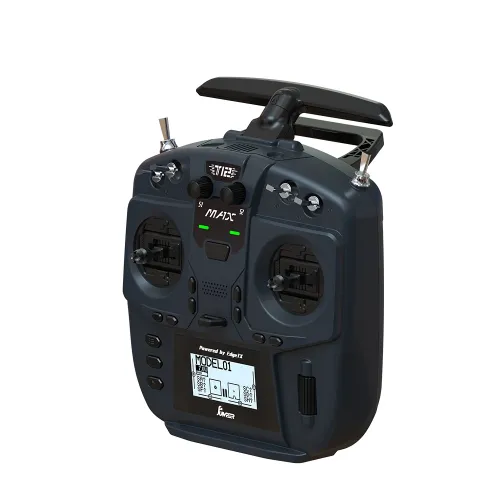 JumperRC T12 MAX ExpressLRS ELRS 2.4GHz Bulit-in 1W Hall Sensor Gimbals Professional Small Size Radio Transmitter for FPV Racer Drone