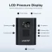 LAOTIQ7 Mini Electric Bike Air Pump 150PS4000mAh Type-Rechargeable LEDigital Gauge High Pressure Display Portable Cycle Car Motorbike Football Inflator With Hose Tube Adapter