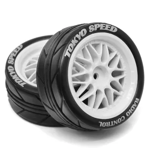 RS Starscream 1/10 Touring Car Tire for Kyosho FW06 Tamiya TT01 TT02 XV01 Racing Tire R157 RC Car Parts