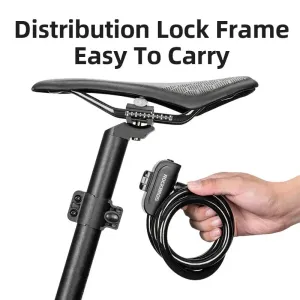 ROCKBROBicycle Lock Portable Anti-theft Ring Lock with 2 Keys Safety Lock for MTB Bike Motorcycle