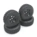 4PCS RC Car Wheel Tire 7mm Hex For JJRC C8801 Austar AX8560 TRX4M 1/18 RC Vehicles Parts