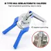 Type M Nail Pliers Hand Tools Set For Animal Cages Wire Fencing And Railing Repair Steel and Plastic Flexible Soft Grip Handle