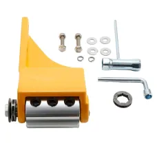 Chainsaw Attachment Log Debarker High Quality Steel Aluminum Tool Compatible with 66cc Chainsaws Efficient Wood Peeling Rust Resistant Yellow Coating